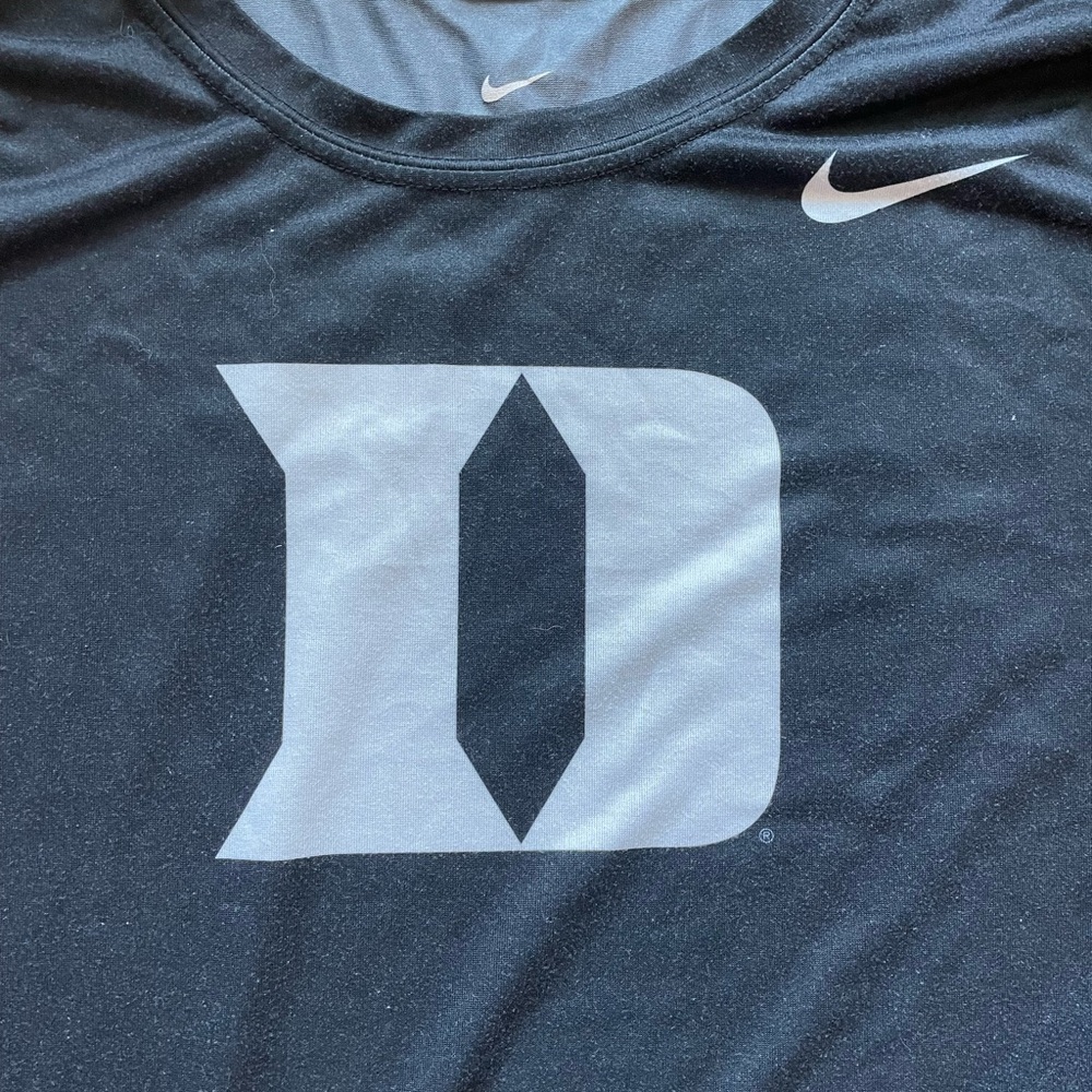 Nike Duke Men's Black and Blue Long Sleeve Shirt - Picture 3 of 6